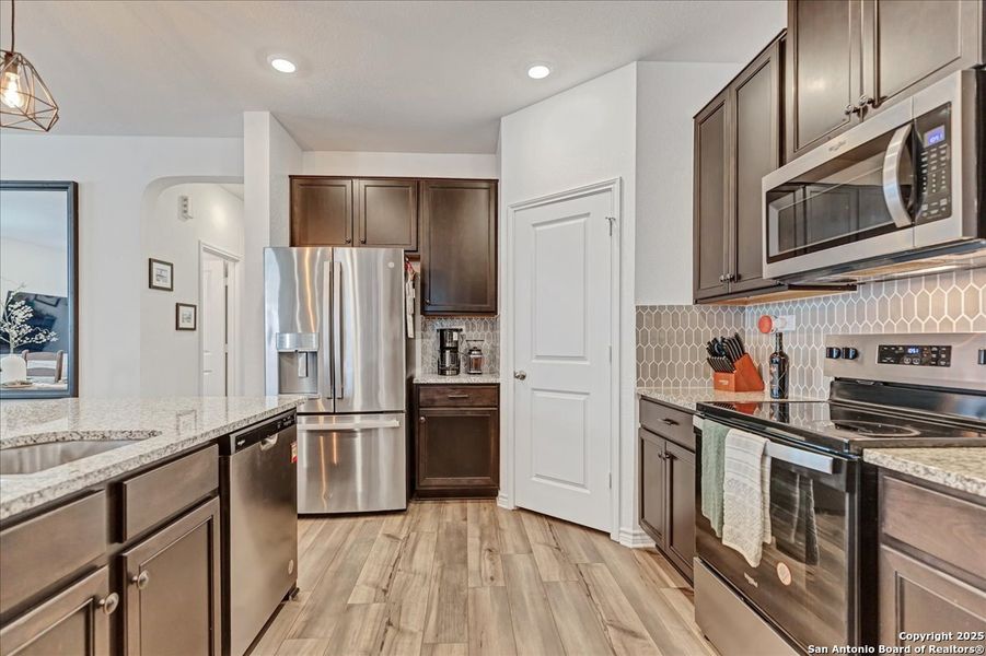 Furnished interior view inside a new home in , San Antonio (Image 14). Furnished interior view inside a new home in , San Antonio (Image 14).