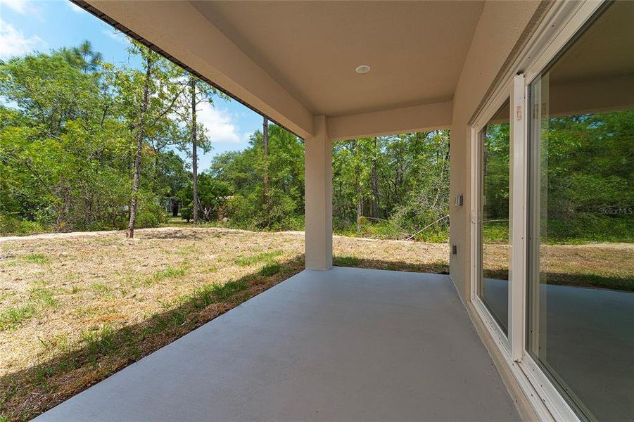 Back patio Back patio