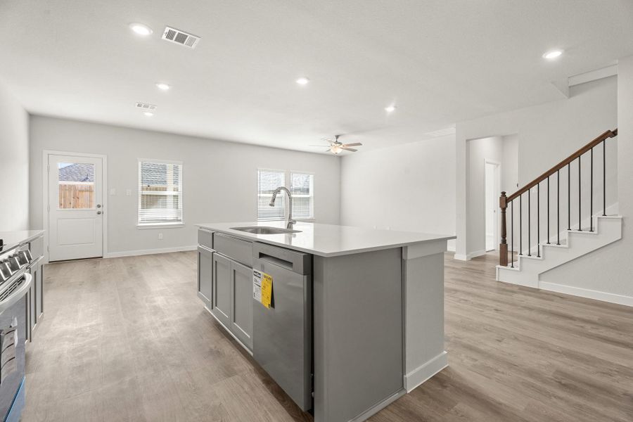 Furnished interior view inside a new home in Trails at Woodhaven, La Marque (Image 11).