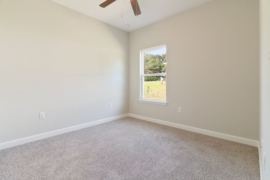 Representative unfurnished interior of a home built from the Maybell III by CJL Homes in Barton's Bend, Crestview (Image 21).