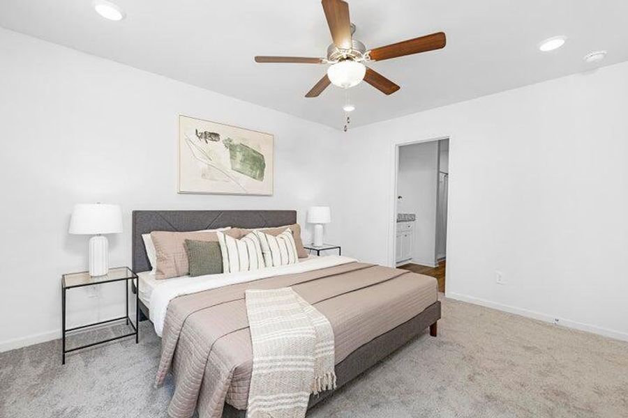 Furnished interior view inside a new home in , Johns Island (Image 7).