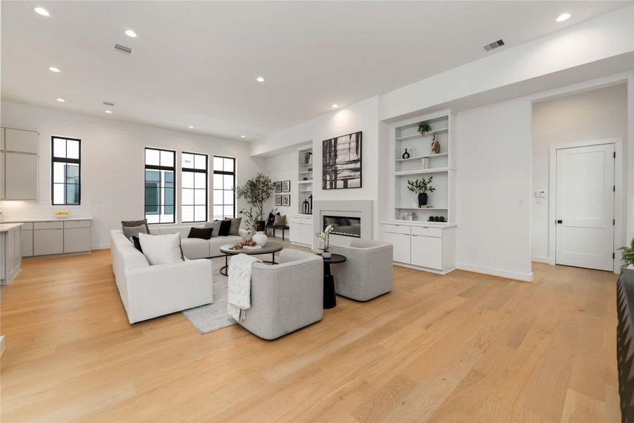 Furnished interior view inside a new home in , Houston (Image 7).