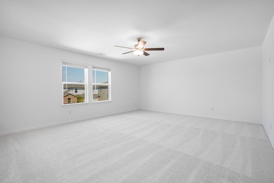 Spacious, unfurnished interior of a new home in River Ridge, Crandall (Image 23). Spacious, unfurnished interior of a new home in River Ridge, Crandall (Image 23).