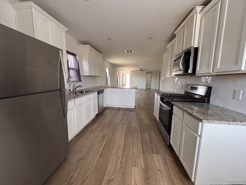 Furnished interior view inside a new home in Luckey Ranch, San Antonio (Image 3). Furnished interior view inside a new home in Luckey Ranch, San Antonio (Image 3).