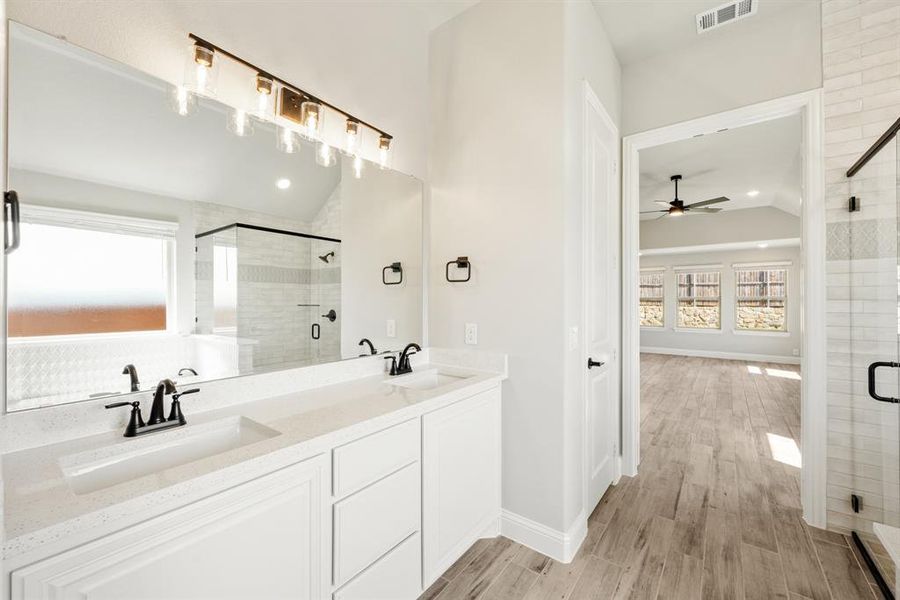 Furnished interior view inside a new home in Mockingbird Heights Classic 60, Midlothian (Image 8). Furnished interior view inside a new home in Mockingbird Heights Classic 60, Midlothian (Image 8).