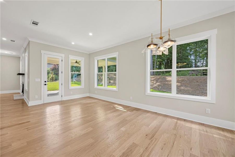 Spacious, unfurnished interior of a new home in , Marietta (Image 54).