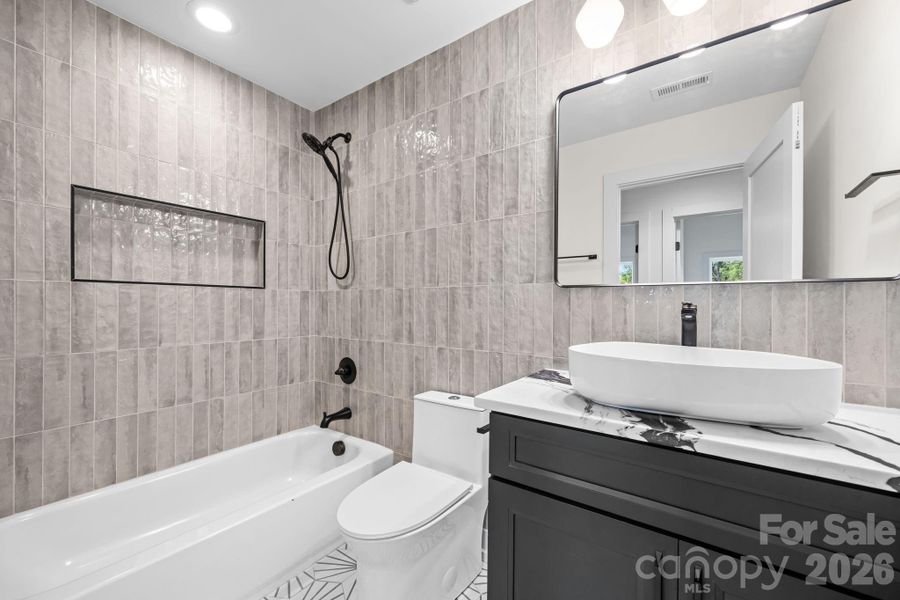 Furnished interior view inside a new home in , Charlotte (Image 18).