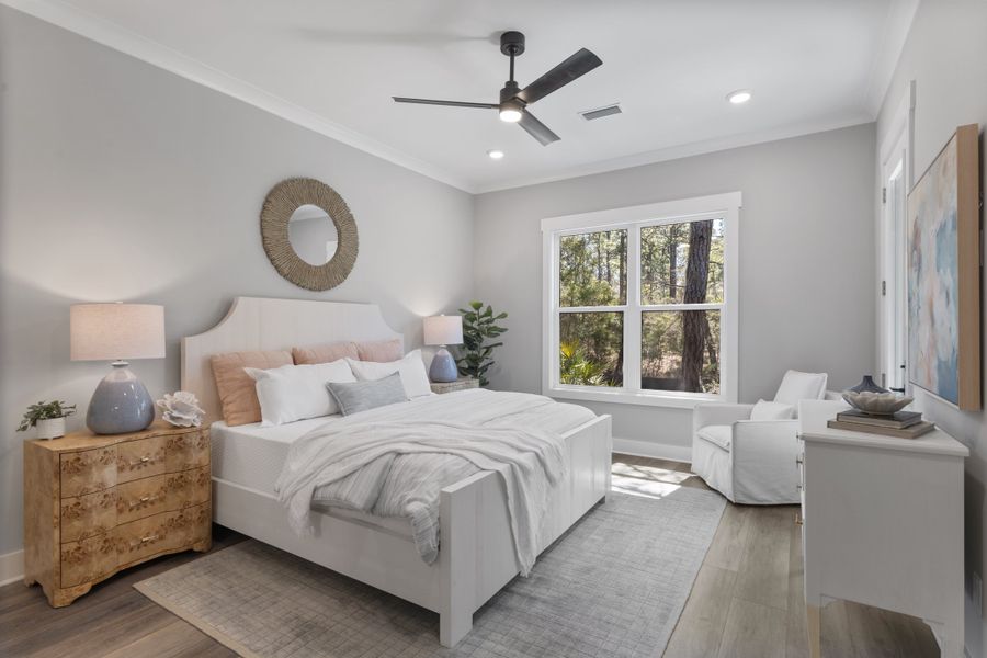 Furnished interior view inside a new home in Tessera, Santa Rosa Beach (Image 21).