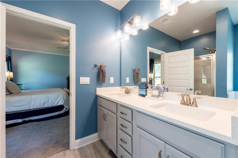 Furnished interior view inside a new home in , Maysville (Image 12).