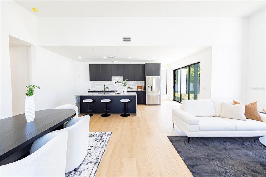 Furnished interior view inside a new home in , St. Petersburg (Image 52).