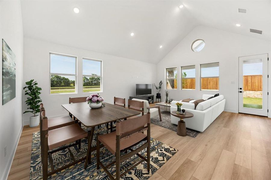 Furnished interior view inside a new home in Heritage Ranch, Sherman (Image 22).
