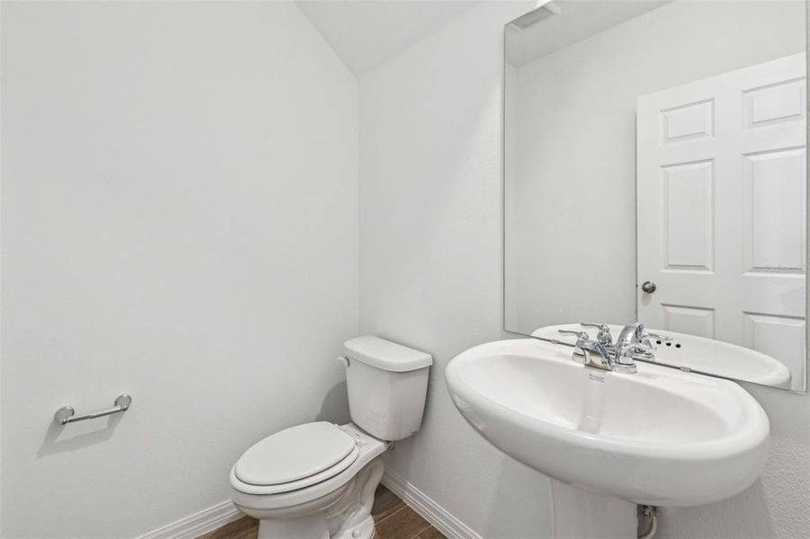 Furnished interior view inside a new home in The Meadow at Crossprairie Townes, St. Cloud (Image 11).