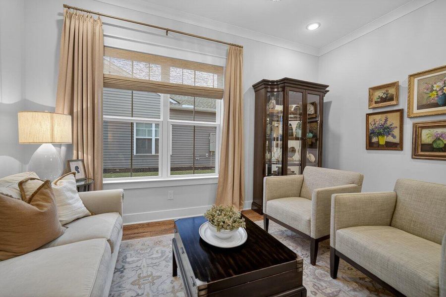 Furnished interior view inside a new home in K. Hovnanian's® Four Seasons at Lakes of Cane Bay, Summerville (Image 5).