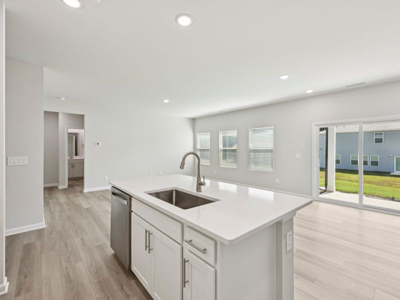 Furnished interior view inside a new home in Marshburn Landing - Signature Series, Wendell (Image 6).