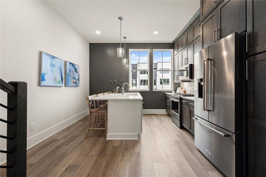 Furnished interior view inside a new home in The Gathering – Alpharetta, Alpharetta (Image 18).