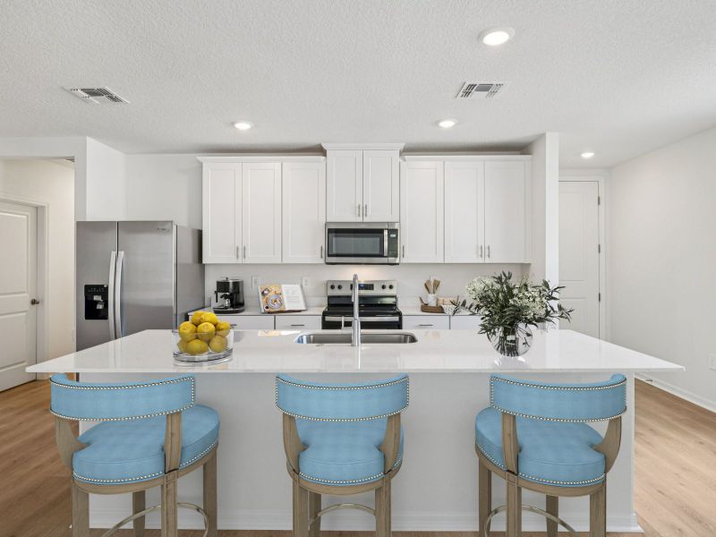Furnished interior view inside a new home in Ridgehaven - Villas, Ormond Beach (Image 4). Furnished interior view inside a new home in Ridgehaven - Villas, Ormond Beach (Image 4).
