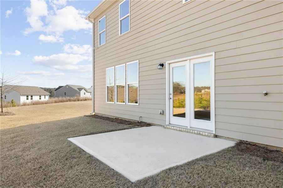 Exterior details and patio area of a home in Highland Park, Stonecrest (Image 2). Exterior details and patio area of a home in Highland Park, Stonecrest (Image 2).