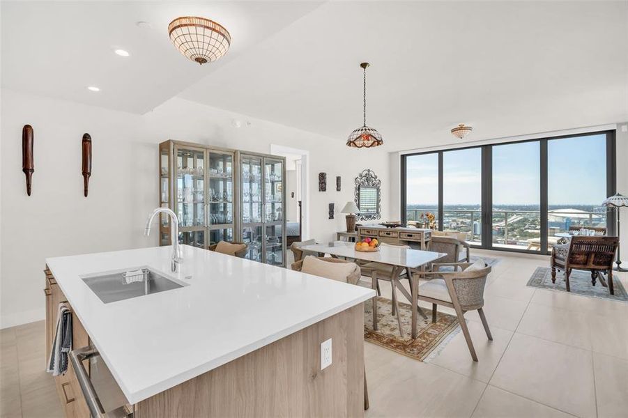 Furnished interior view inside a new home in , St. Petersburg (Image 6).