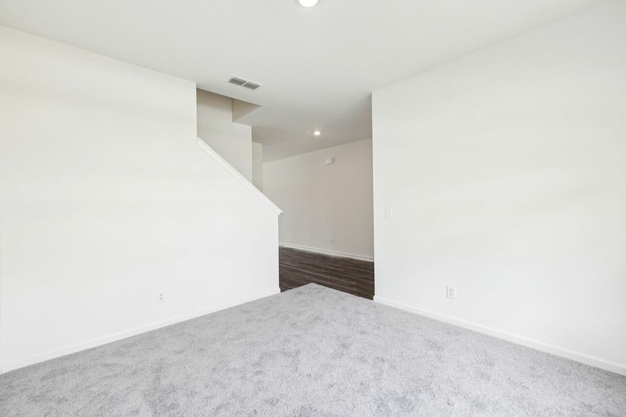 Representative unfurnished interior of a home built from the Galileo by Starlight Homes in Harrington Trails at The Canopies, New Caney (Image 33).
