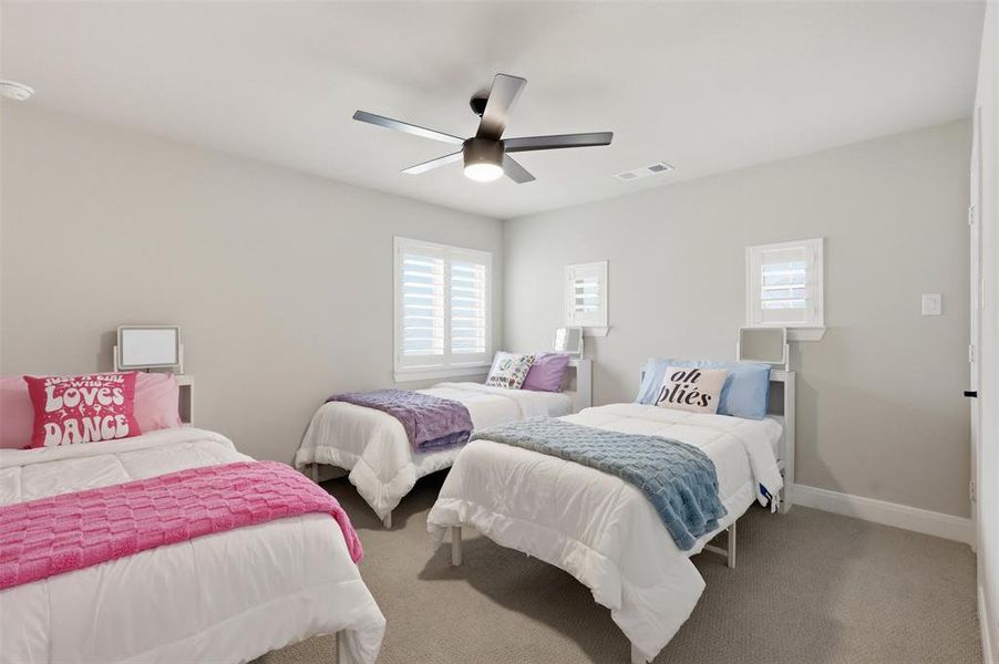 Furnished interior view inside a new home in The Parks at Wilson Creek, Celina (Image 17). Furnished interior view inside a new home in The Parks at Wilson Creek, Celina (Image 17).
