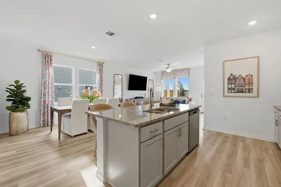 Furnished interior view inside a new home in Longview, Del Valle (Image 7).