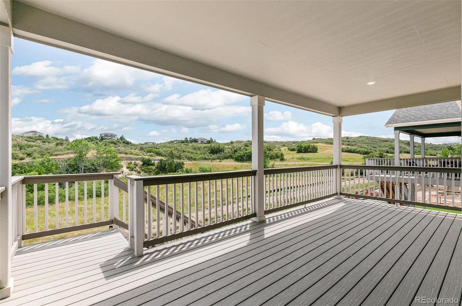 Exterior details and patio area of a home in Terrain Oak Valley, Castle Rock (Image 4).