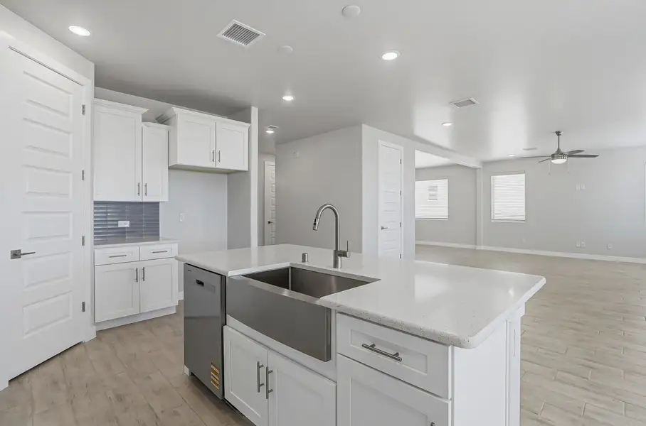Furnished interior view inside a new home in Emerald Estates, El Paso (Image 8).