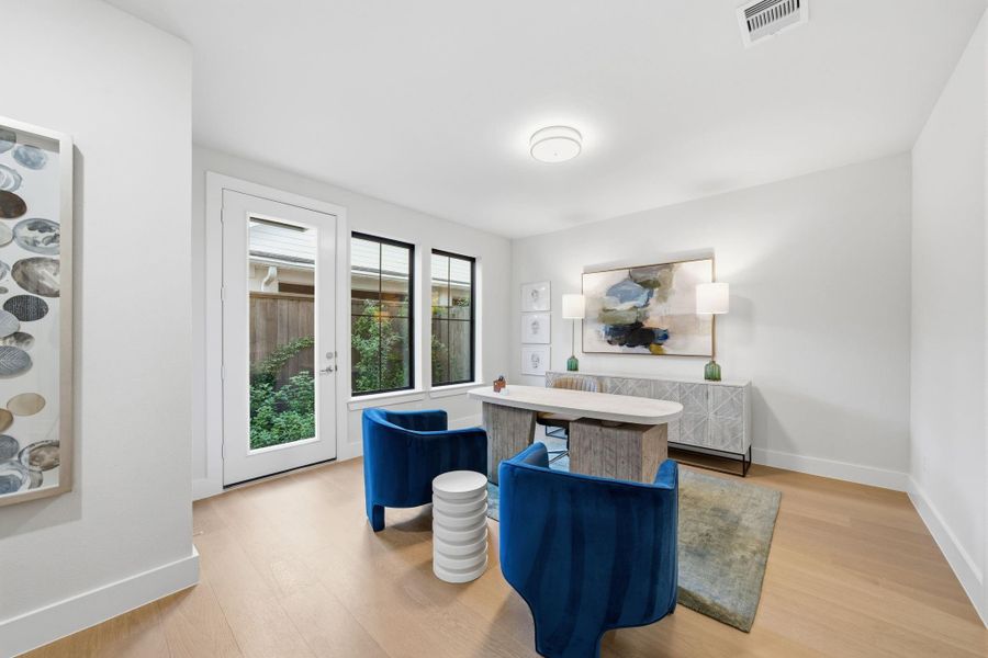 Furnished interior view inside a new home in Spring Valley Creek, Houston (Image 11).