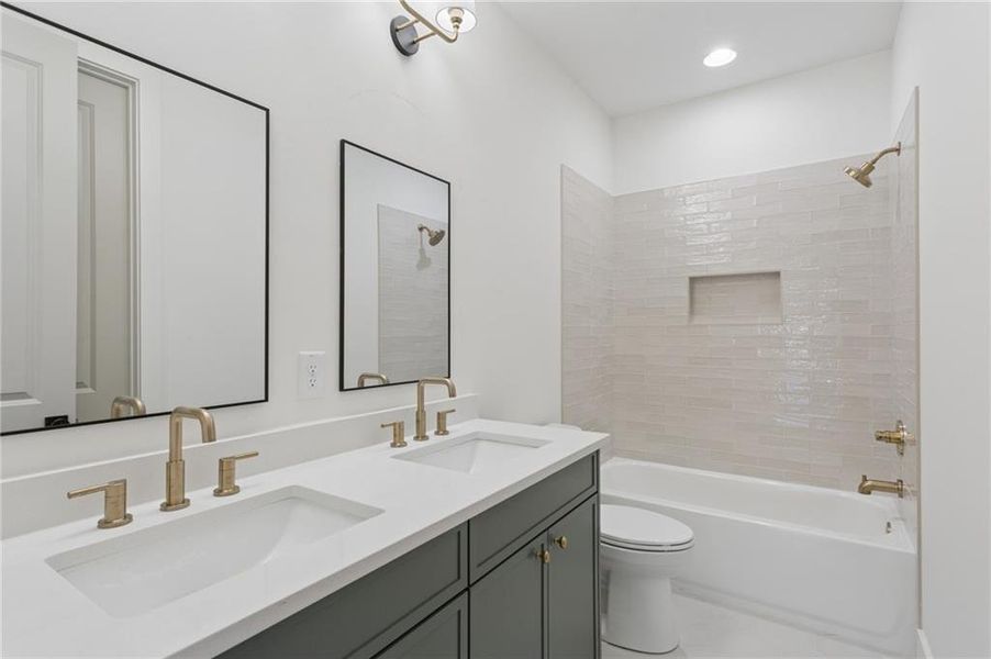 Furnished interior view inside a new home in , Atlanta (Image 12). Furnished interior view inside a new home in , Atlanta (Image 12).