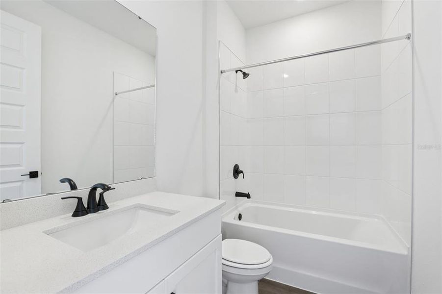 Furnished interior view inside a new home in Two Rivers - Signature Series, Zephyrhills (Image 19). Furnished interior view inside a new home in Two Rivers - Signature Series, Zephyrhills (Image 19).