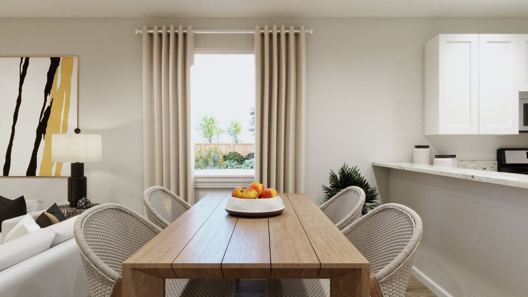 Representative furnished interior of a home built from the The Griffith by Legend Homes in Ridgeland Hills, Willis (Image 6).