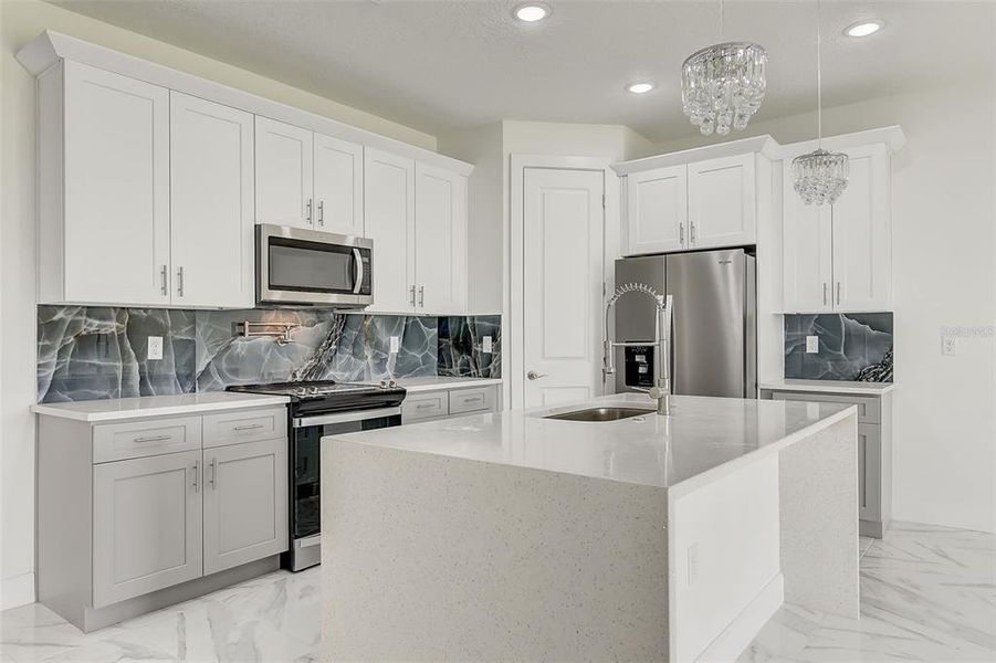 Furnished interior view inside a new home in , Apopka (Image 17).