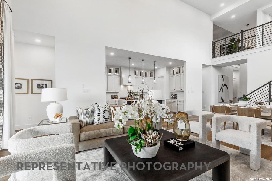 Furnished interior view inside a new home in The Ranches at Creekside, Boerne (Image 42).