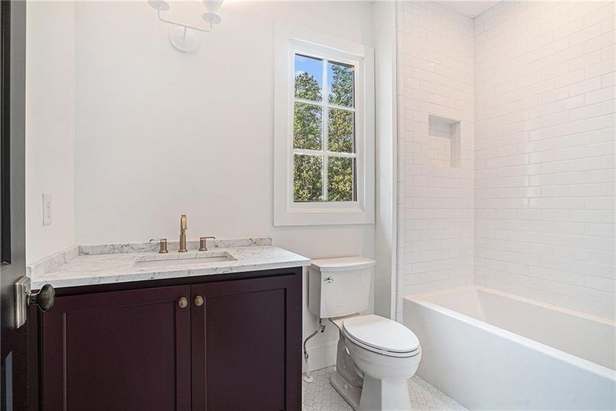 Furnished interior view inside a new home in , Atlanta (Image 37). Furnished interior view inside a new home in , Atlanta (Image 37).