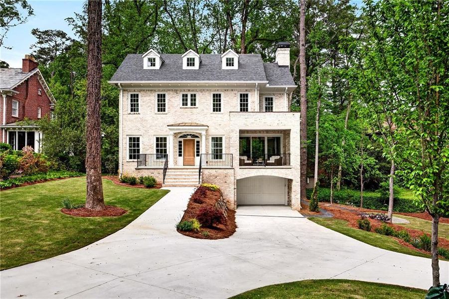 Front exterior of a new home in , Atlanta, GA, highlighting curb appeal (Image 26).