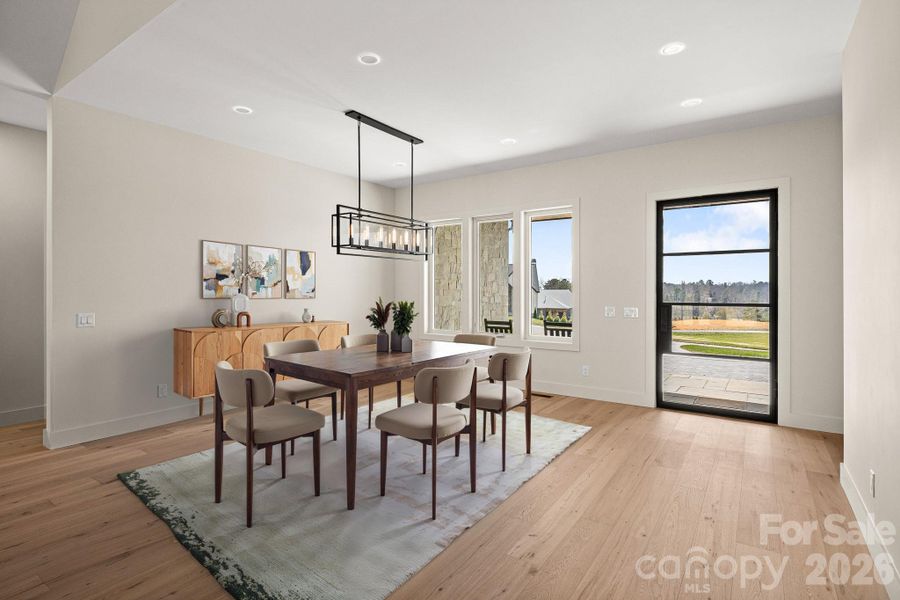 Furnished interior view inside a new home in , Fletcher (Image 41).