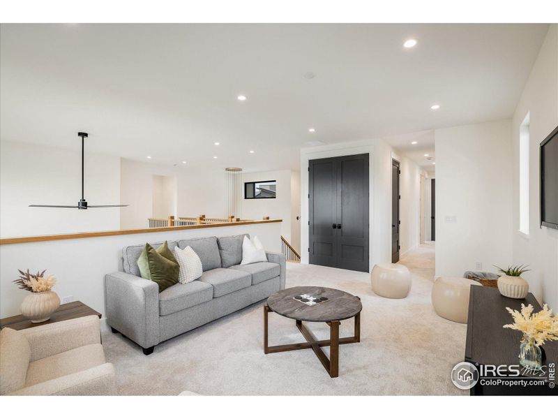 Not just any loft - this one allows for a full living space, conveniently located to bedrooms #2 and #3 as well as the upstairs laundry room