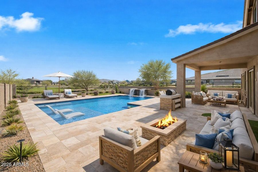 Virtual Staged Backyard