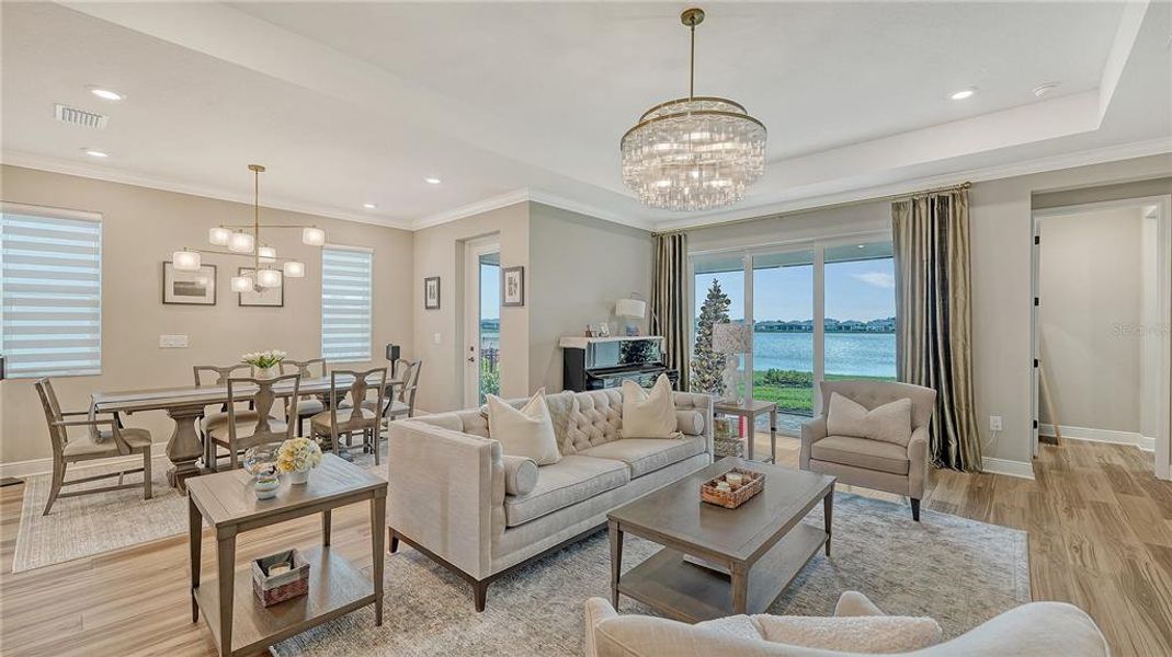 Furnished interior view inside a new home in , Bradenton (Image 14).