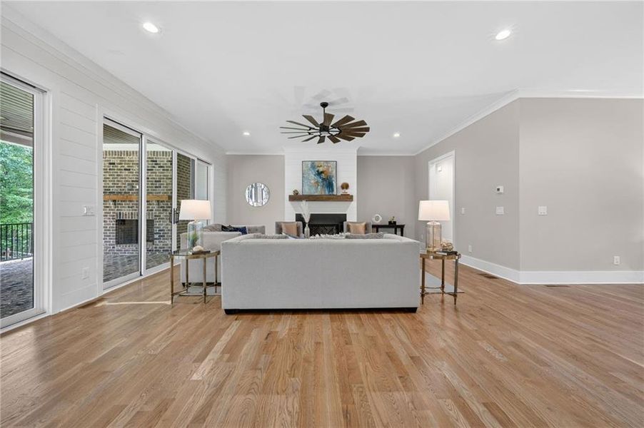 Furnished interior view inside a new home in , Cumming (Image 34).