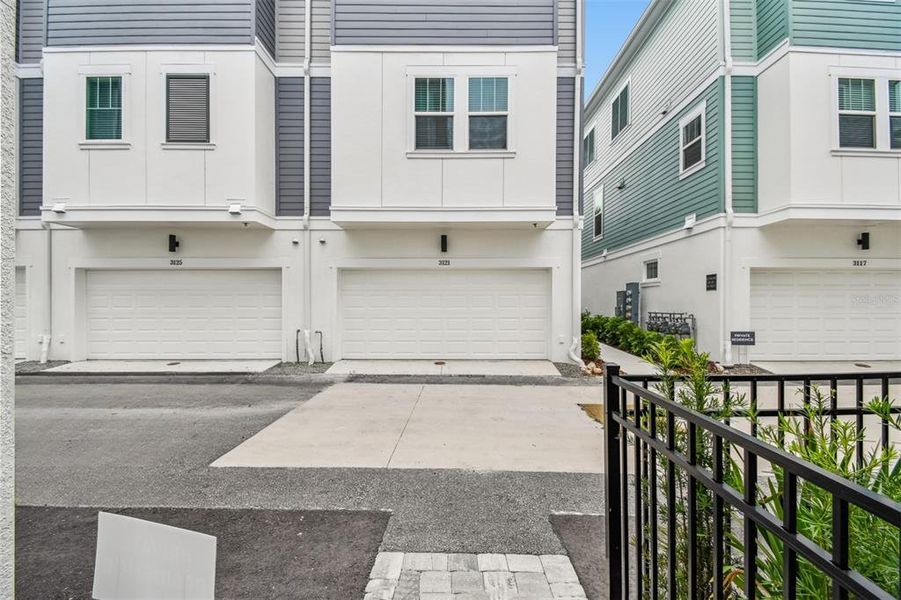 Exterior details and patio area of a home in Towns at Union, St. Petersburg (Image 23). Exterior details and patio area of a home in Towns at Union, St. Petersburg (Image 23).