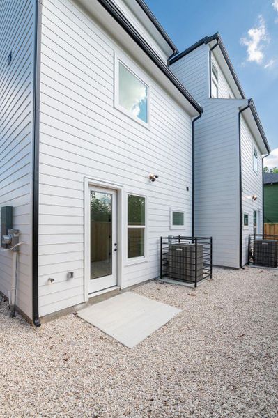 Exterior details and patio area of a home in , Houston (Image 2). Exterior details and patio area of a home in , Houston (Image 2).