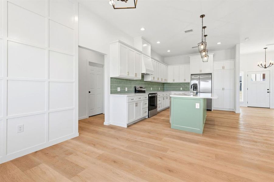 Furnished interior view inside a new home in , Hawley (Image 12).