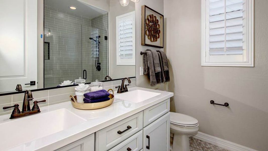 Representative furnished interior of a home built from the Appaloosa by Taylor Morrison in Victory at Verrado Venture II Collection 55+, Buckeye (Image 23).