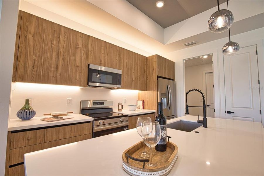 Furnished interior view inside a new home in , Venice (Image 18). Furnished interior view inside a new home in , Venice (Image 18).