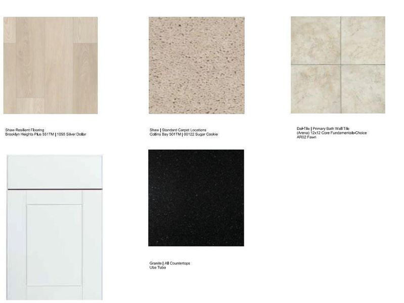 18038 Blue Prairie Trail design selections! This home is currently under construction and selections are subject to change.