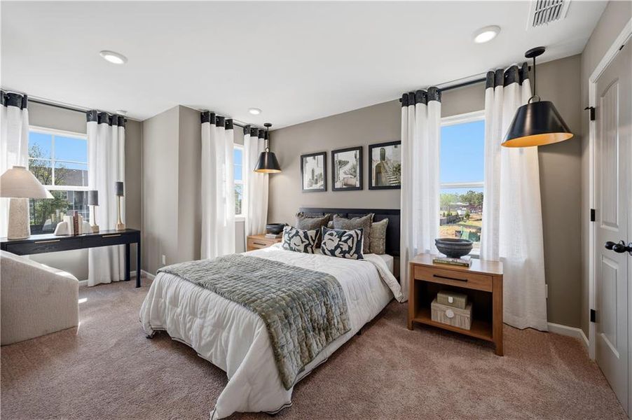 Furnished interior view inside a new home in Avery Landing, McDonough (Image 28).