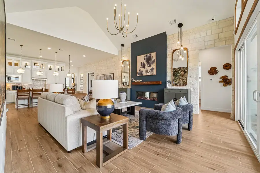 Furnished interior view inside a new home in Wildrye, Waller (Image 20).