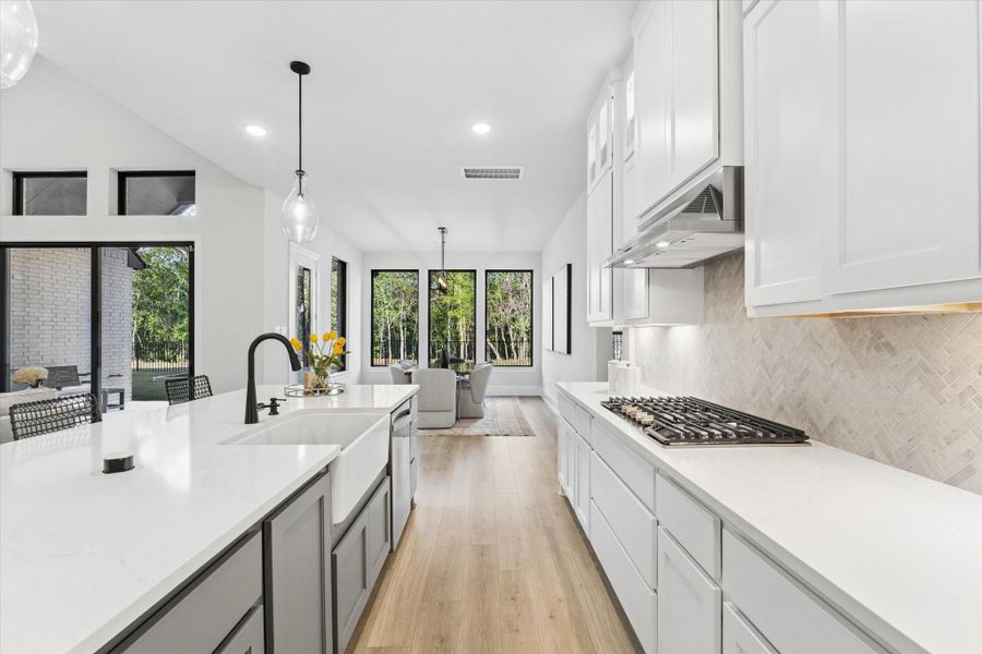 Furnished interior view inside a new home in , Fulshear (Image 39).