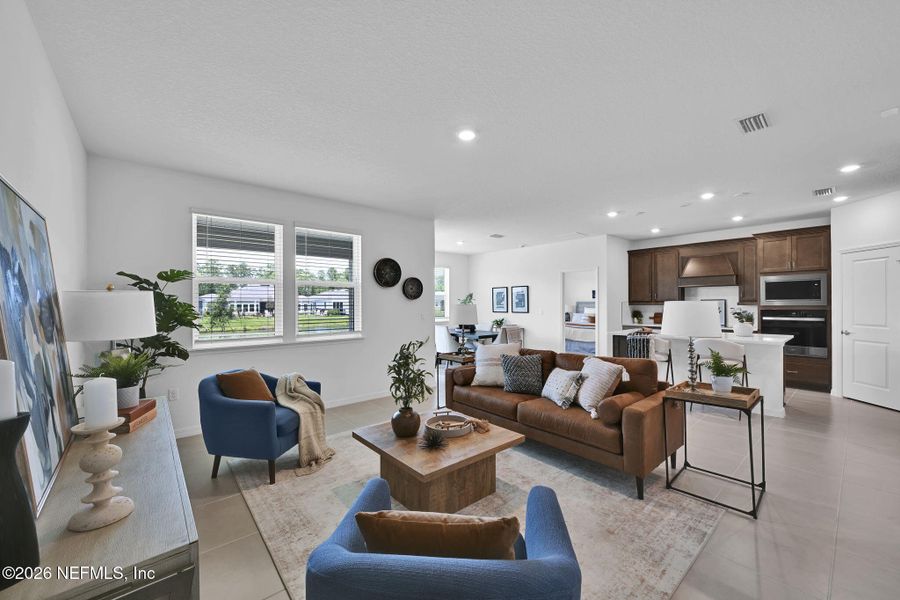 Furnished interior view inside a new home in Hyland Trail, Green Cove Springs (Image 16).
